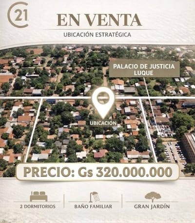 EN VENTA A METROS DEL PALACIO DE JUSTICIA DE LUQUE