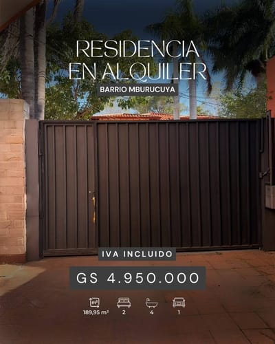 Casa de 2 plantas con balcón | Mburucuyá