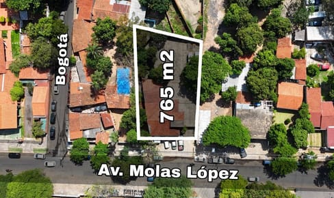 Terreno 765 m² sobre Av. Molas López | Trinidad