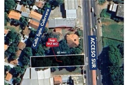 VENDO TERRENO SOBRE ACCESO SUR CERCANO AL CENTRO DE ÑEMBY