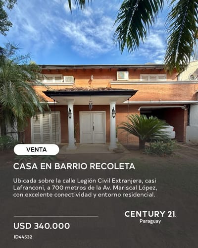  CASA EN RECOLETA – UBICACIÓN ESTRATÉGICA CON ALTO POTENCIAL