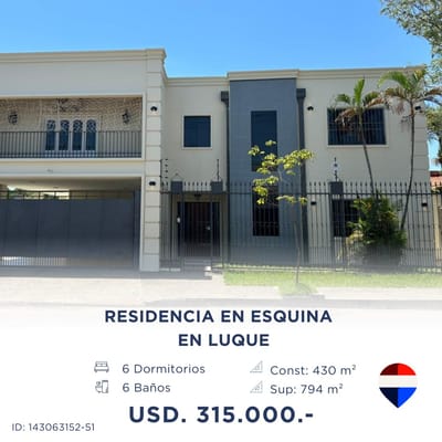Ubicada en el barrio Maramburé de la ciudad de Luque