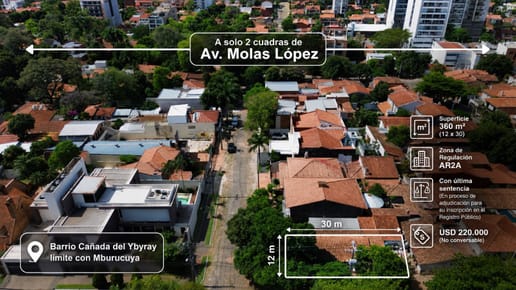Vendo Terreno en Esquina en Cañada del Ybyray, Límite con Mburucuyá