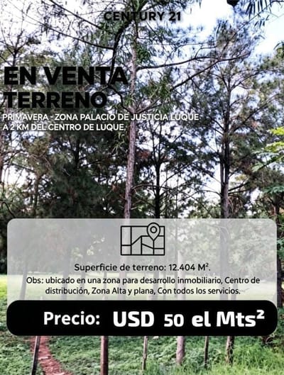 En venta terreno de 12.404 m2 en Luque