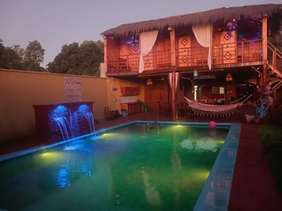 ALQUILO CASA AMOBLADA CON PISCINA ZONA H.NAC. ITAUGUA