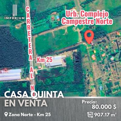 CASA QUINTA EN VENTA EN COMPLEJO CAMPESTRE NORTE I