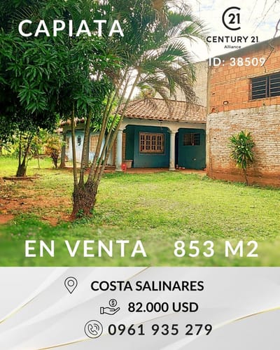 Venta De Amplio Terreno Con Casa Y Tinglado, Capiata, Km18, Ruta 2