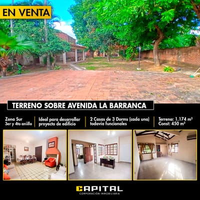 EN VENTA TERRENO AMPLIO CON 2 CASAS DE REGALO