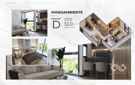Venta de Monoambiente en DOMUS INFINITY | Invierte inteligente en Equipetrol