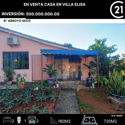 VENDO CASA EN VILLA ELISA, BARRIO ARROYO SECO