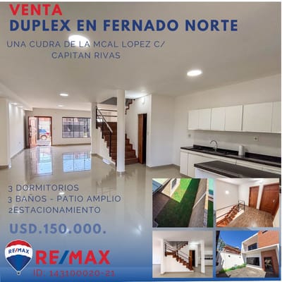 VENTA DE DUPLEX A ESTRENAS FERNANDO DE LA MORA