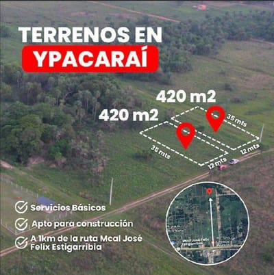 VENDO DOS TERRENOS EN YPACARAI