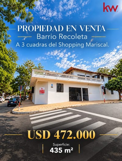 PROPIEDAD EN VENTA A 3 CUADRAS DEL SHOPPING MARISCAL