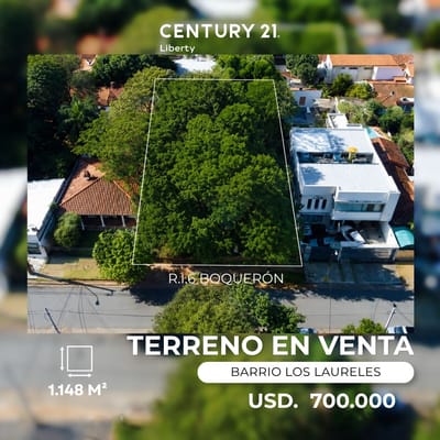 En venta terreno en Los Laureles 