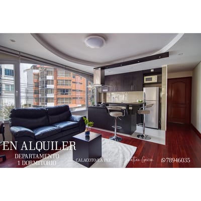 CALACOTO DEPARTAMENTO AMOBLADO EN ALQUILER, INCLUYE GARAJE