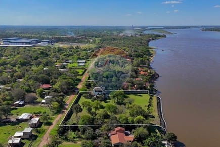 Vendo Amplia Casa sobre el Río Paraguay Lote de 5,337 M2 en Remansito 