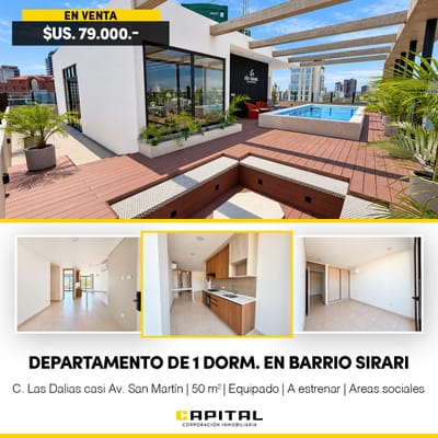  DEPARTAMENTO EN VENTA EN EDIFICIO RÍO SIRARI 