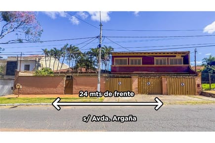  Amplio terreno de 720 m² sobre Avda. Argaña, Barrio Felicidad - Lambaré