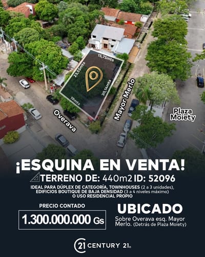 VENTA DE TERRENO RESIDENCIAL 