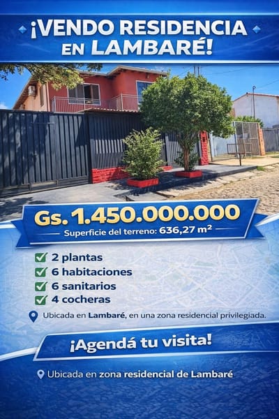 VENTA CASA LAMBARE 