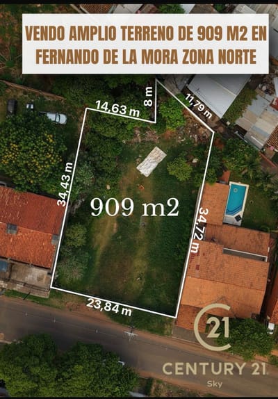 VENDO TERRENO EN FERNANDO ZONA NORTE (Z/INDUFAR) 
