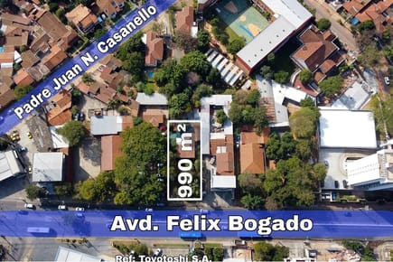 Oportunidad de Inversión sobre la Av. Félix Bogado