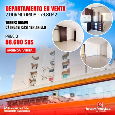AMPLIO DEPARTAMENTO DE 2 DORMITORIO