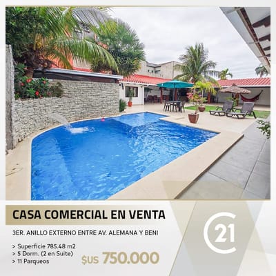 Hermosa Y Amplia Casa Comercial En Venta!