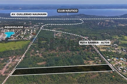 Terreno estratégico sobre Ruta Sanber–Altos     J.A.