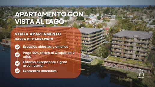 Venta Apartamento 2 Dormitorios - Vista Al Lago + Parrillero- Amenities