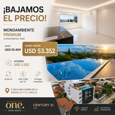 CONDOMINIO ONE ZONA NORTE