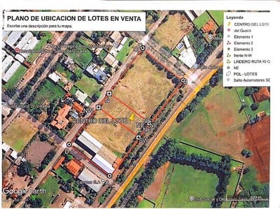 VENDO TERRENO SOBRE RUTA INTERNACIONAL EN SALTO DEL GUAIRA