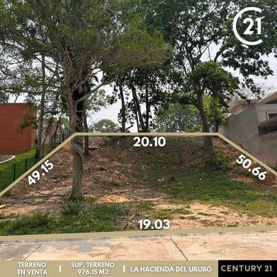 Terreno en venta en La Hacienda del Urubó