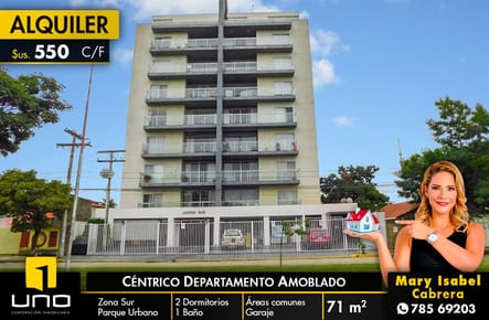 Céntrico departamento amoblado