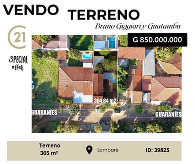 TERRENO EN LAMBARÉ
