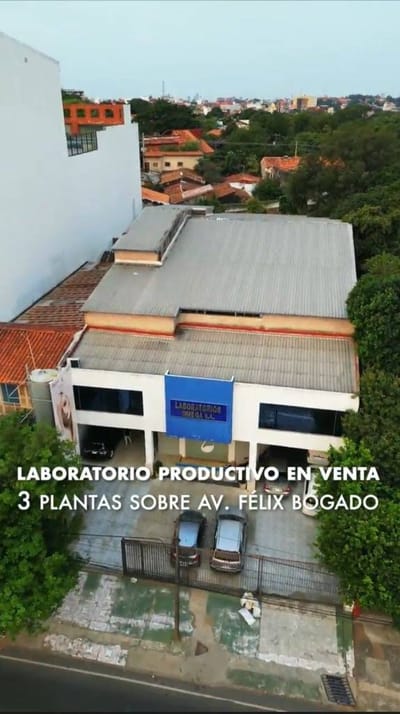 Venta Propiedad con edificio corporativo y fábrica/laboratorio zona Felix Bogado