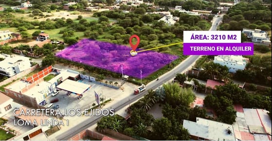 TERRENOS EN VENTA – O  - ALQUILER- URB. LOMA LINDA I – LOS EJIDO - PIURA - 
