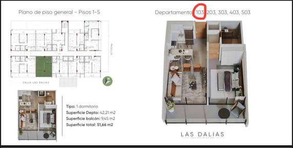 DEPARTAMENTO A ESTRENAR DE 1 DORMITORIO