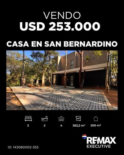 VENDO HERMOSA CASA EN SAN BERNARDINO 