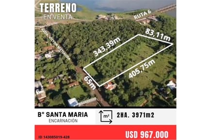 Terreno-Venta-AVDA. VICTOR MATIAUDA, Santa María Santillán, Encarnación, Itapúa