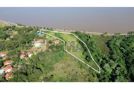Vendo Terreno 11,891 M2 sobre la Costanera de Encarnación 