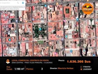 AMPLIOS LOCALES SUPER COMERCIALES EN VENTA 3 PRIMERAS PLANTAS. EN COCHABAMBA  