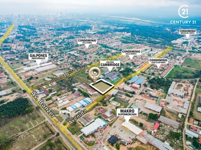En Venta! Amplio terreno en Av. Banzer