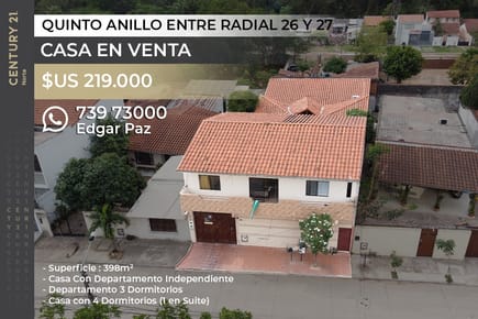 Casa con Departamento Independiente
