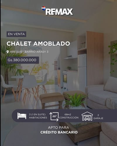 VENTA DE CHALET EN AREGUÁ  ✨ BARRIO CERRADO ARASY 3 – AREGUÁ ✨