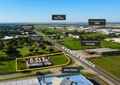 TERRENO EN VENTA SOBRE AVENIDA BANZER KM 10 AL NORTE 