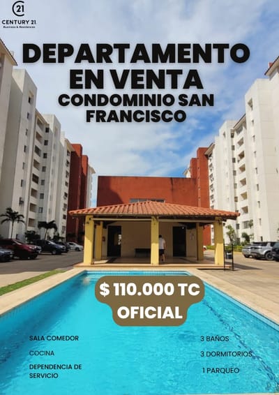 Departamento de 3 dormitorios Cond. San Francisco