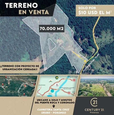 TERRENO EN VENTA - URUBO (PROYECTO APROBADO)