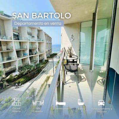 Venta Departamento En San Bartolo Ocean Reef