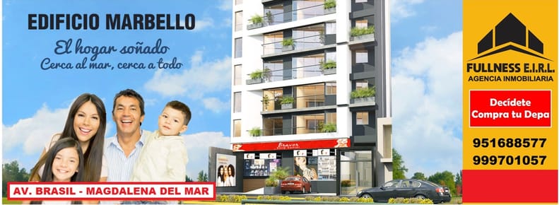 VENDO DEPARTAMENTO PISO 12 EN AV BRASIL, MAGDALENA DEL MAR